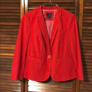 The Limited Red Blazer 3/4 sleeve Like New Medium